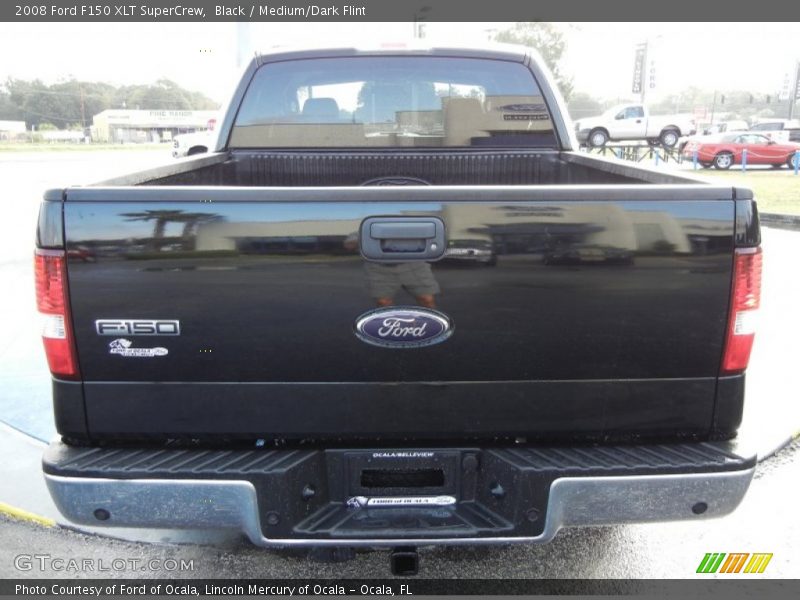 Black / Medium/Dark Flint 2008 Ford F150 XLT SuperCrew