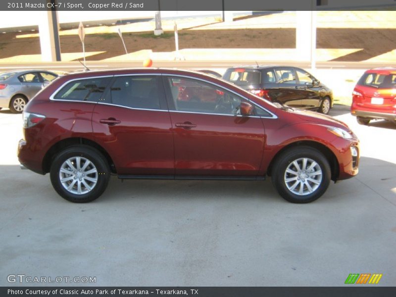 Copper Red / Sand 2011 Mazda CX-7 i Sport