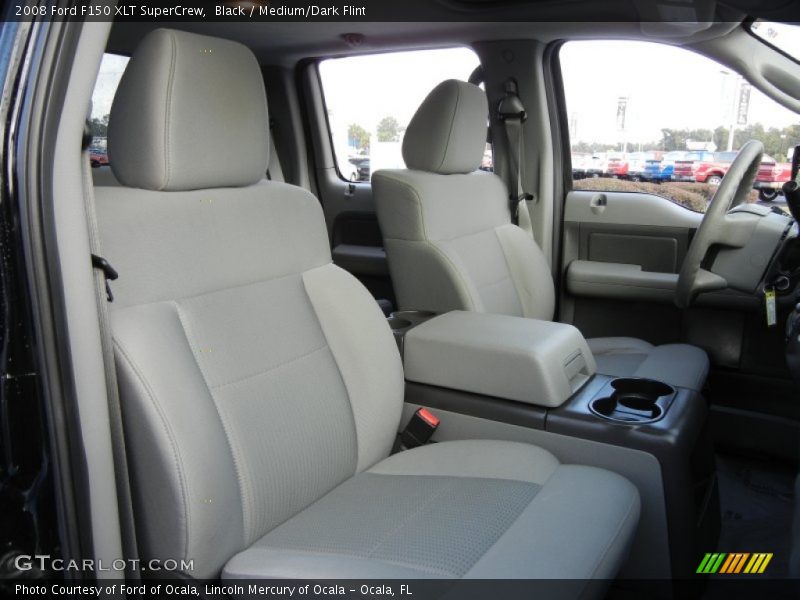 Black / Medium/Dark Flint 2008 Ford F150 XLT SuperCrew