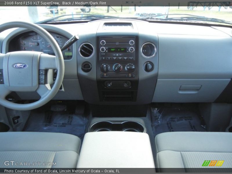 Black / Medium/Dark Flint 2008 Ford F150 XLT SuperCrew