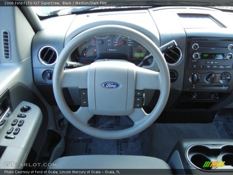 Black / Medium/Dark Flint 2008 Ford F150 XLT SuperCrew