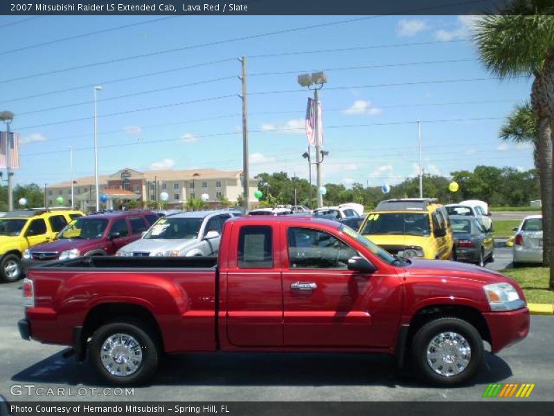 Lava Red / Slate 2007 Mitsubishi Raider LS Extended Cab