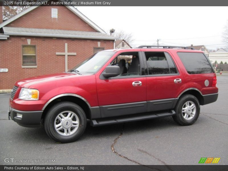 Redfire Metallic / Medium Flint Grey 2005 Ford Expedition XLT
