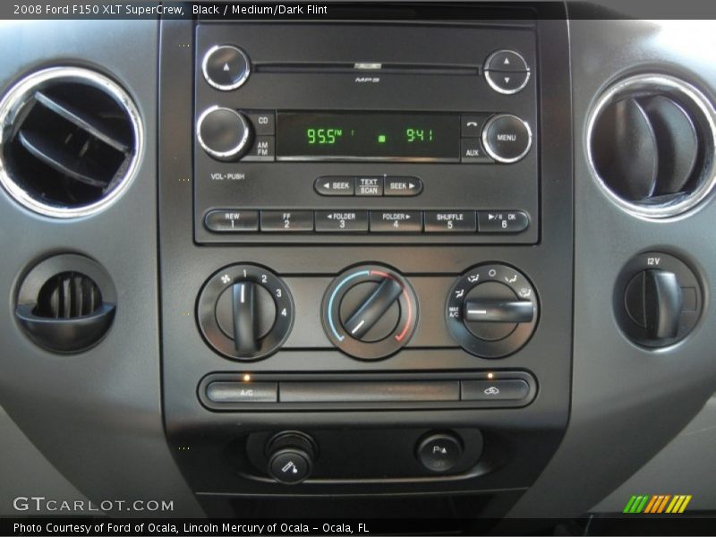 Black / Medium/Dark Flint 2008 Ford F150 XLT SuperCrew