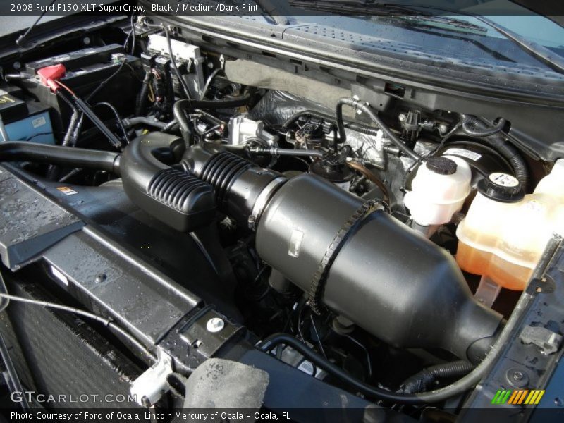 Black / Medium/Dark Flint 2008 Ford F150 XLT SuperCrew