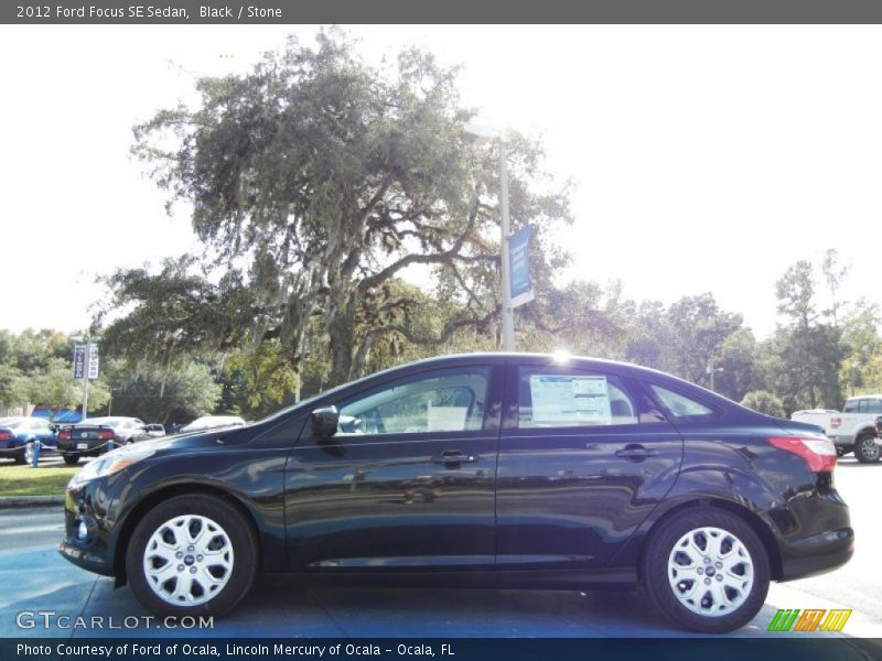 Black / Stone 2012 Ford Focus SE Sedan