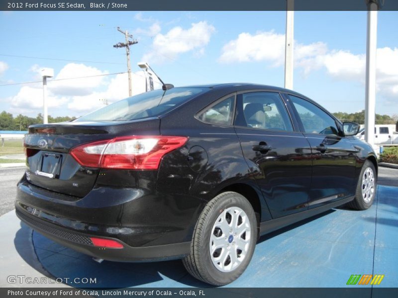 Black / Stone 2012 Ford Focus SE Sedan