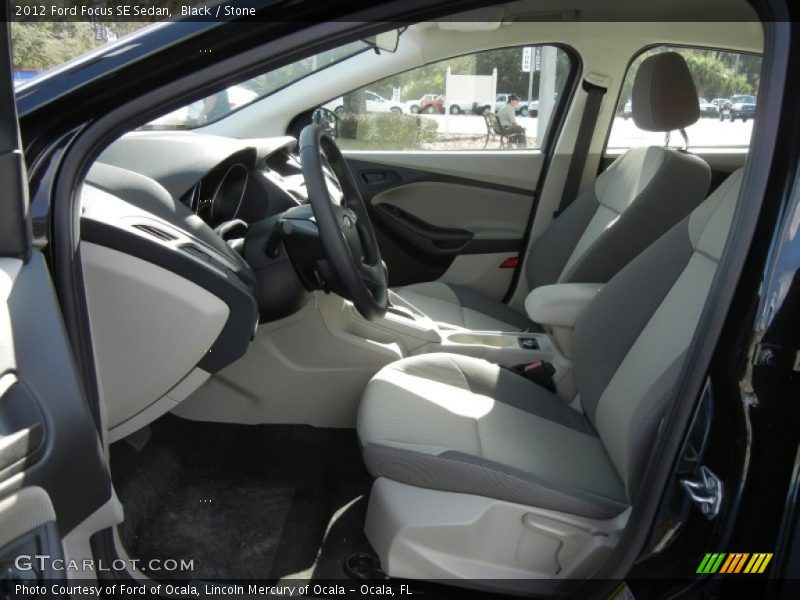 Black / Stone 2012 Ford Focus SE Sedan