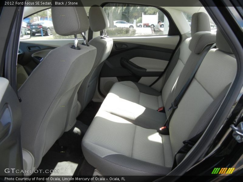 Black / Stone 2012 Ford Focus SE Sedan