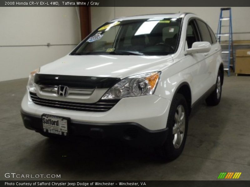 Taffeta White / Gray 2008 Honda CR-V EX-L 4WD