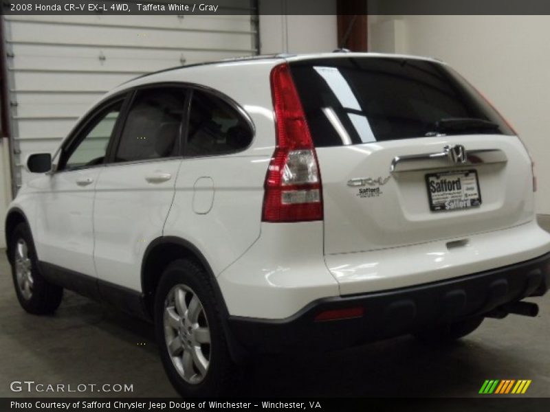 Taffeta White / Gray 2008 Honda CR-V EX-L 4WD