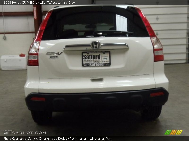 Taffeta White / Gray 2008 Honda CR-V EX-L 4WD