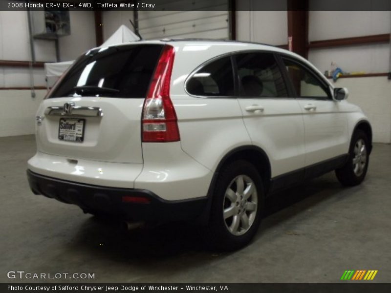 Taffeta White / Gray 2008 Honda CR-V EX-L 4WD