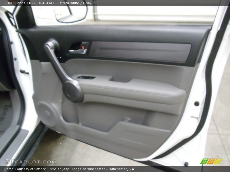 Taffeta White / Gray 2008 Honda CR-V EX-L 4WD