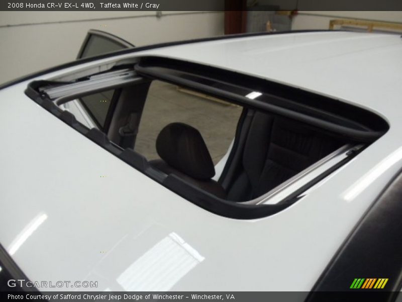 Taffeta White / Gray 2008 Honda CR-V EX-L 4WD