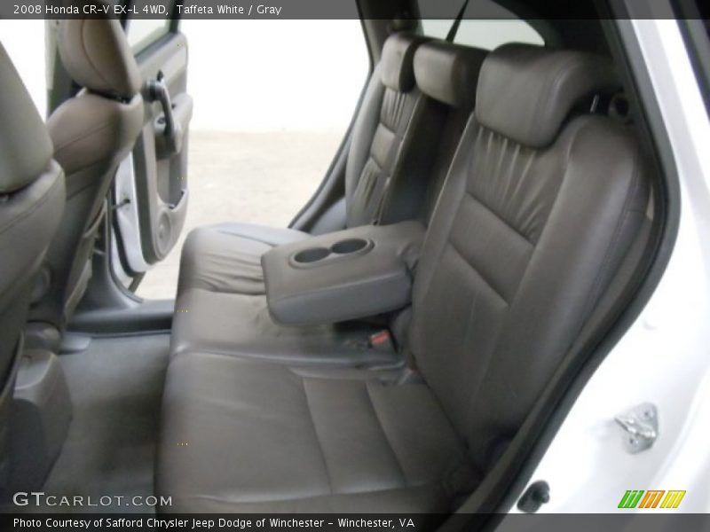 Taffeta White / Gray 2008 Honda CR-V EX-L 4WD