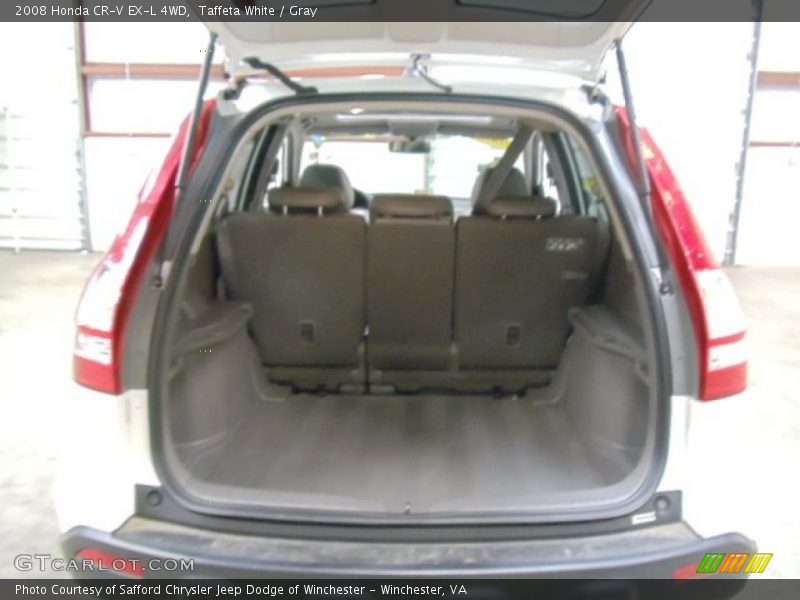 Taffeta White / Gray 2008 Honda CR-V EX-L 4WD