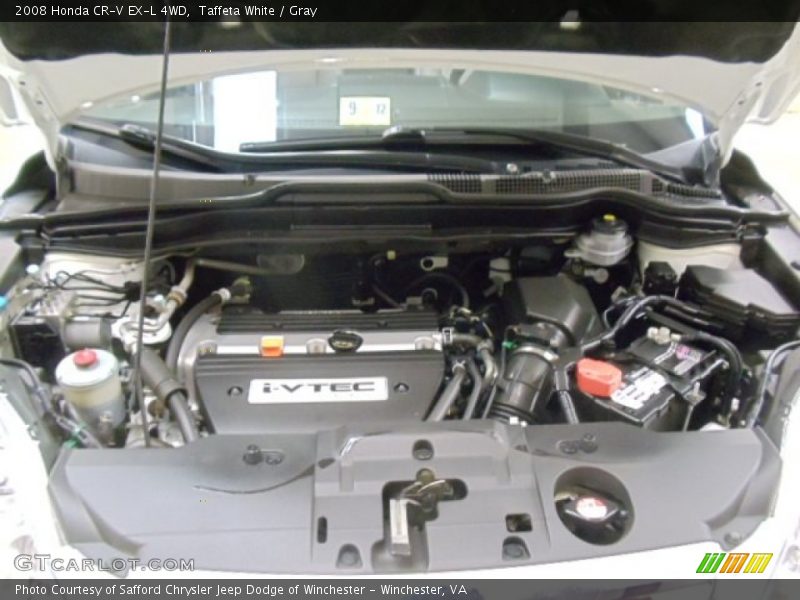 Taffeta White / Gray 2008 Honda CR-V EX-L 4WD
