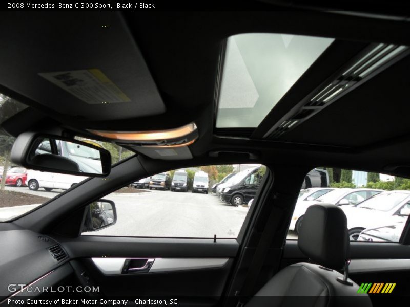 Black / Black 2008 Mercedes-Benz C 300 Sport