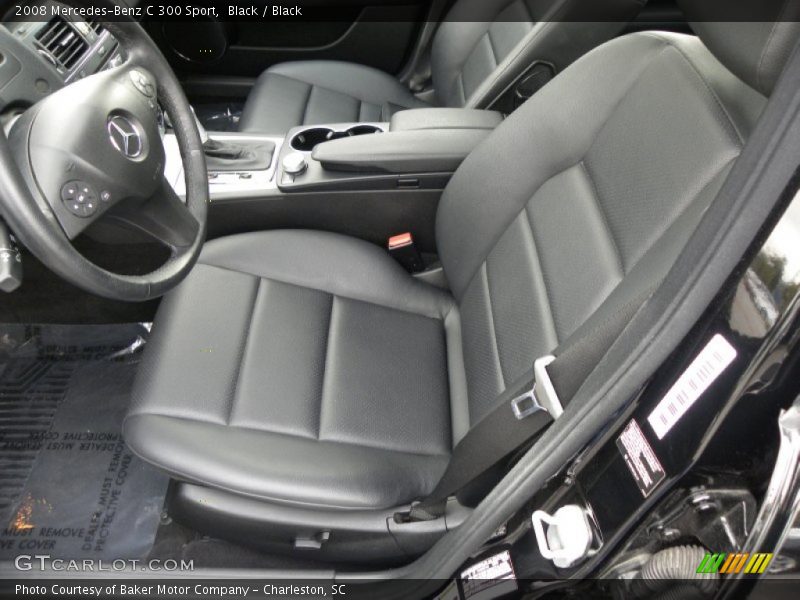 Black / Black 2008 Mercedes-Benz C 300 Sport