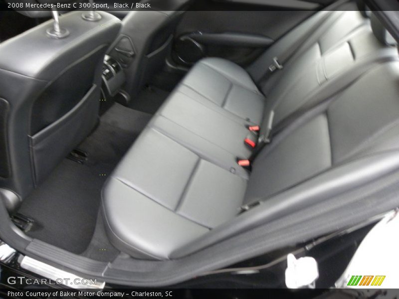Black / Black 2008 Mercedes-Benz C 300 Sport