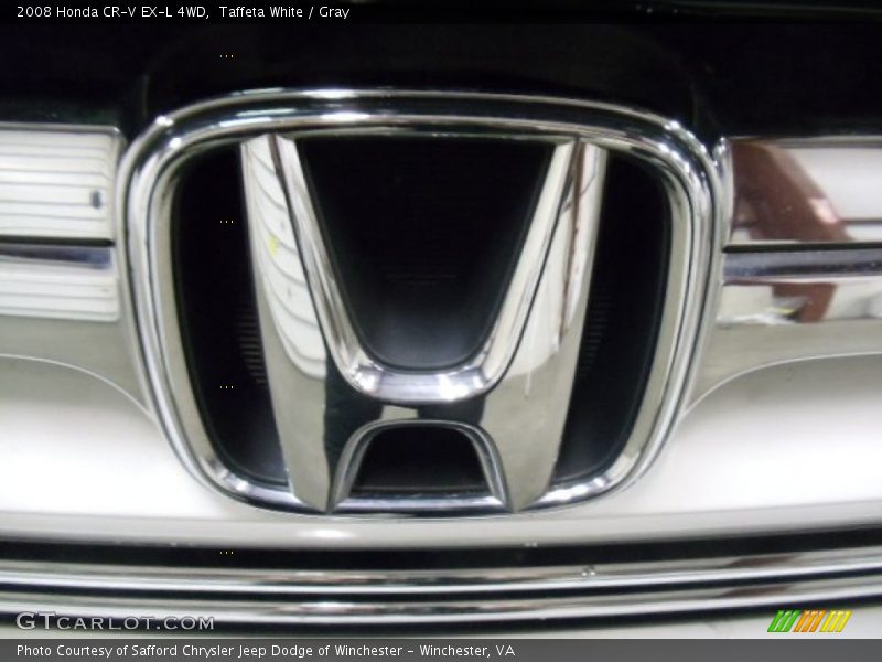Taffeta White / Gray 2008 Honda CR-V EX-L 4WD