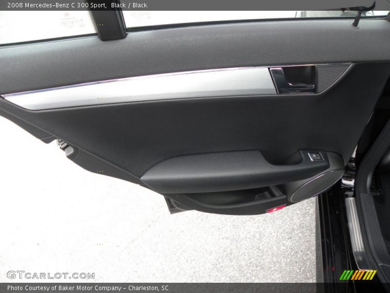 Black / Black 2008 Mercedes-Benz C 300 Sport