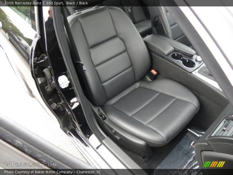Black / Black 2008 Mercedes-Benz C 300 Sport