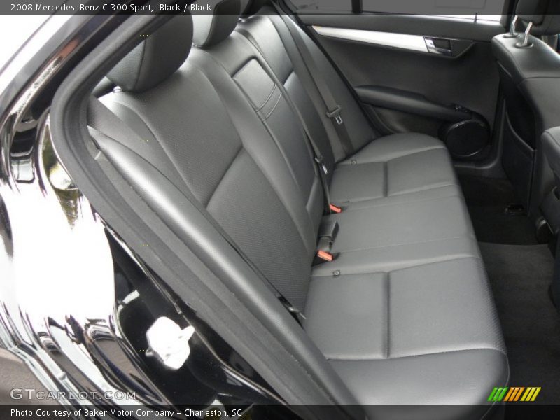 Black / Black 2008 Mercedes-Benz C 300 Sport