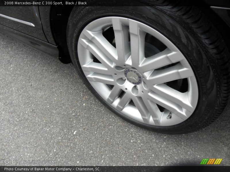 Black / Black 2008 Mercedes-Benz C 300 Sport