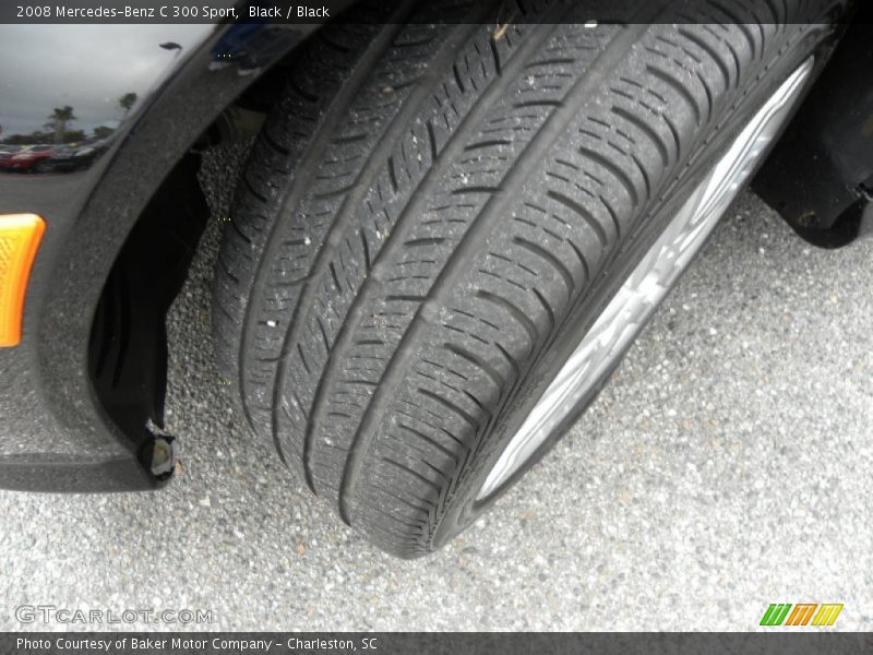 Black / Black 2008 Mercedes-Benz C 300 Sport