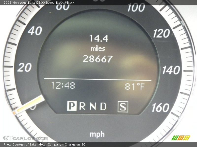 Black / Black 2008 Mercedes-Benz C 300 Sport