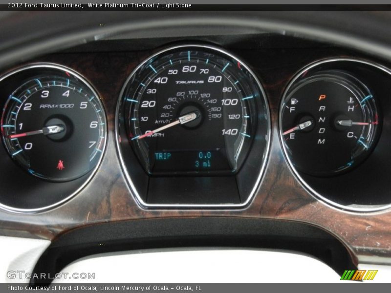  2012 Taurus Limited Limited Gauges