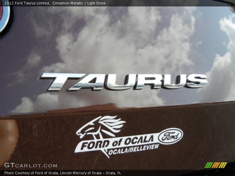 Cinnamon Metallic / Light Stone 2012 Ford Taurus Limited