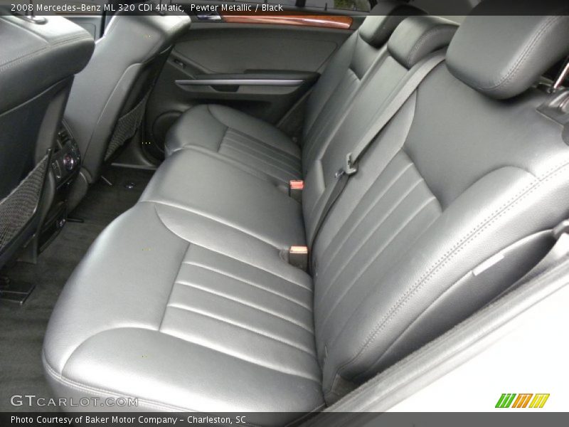 Pewter Metallic / Black 2008 Mercedes-Benz ML 320 CDI 4Matic