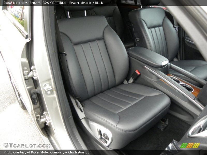 Pewter Metallic / Black 2008 Mercedes-Benz ML 320 CDI 4Matic