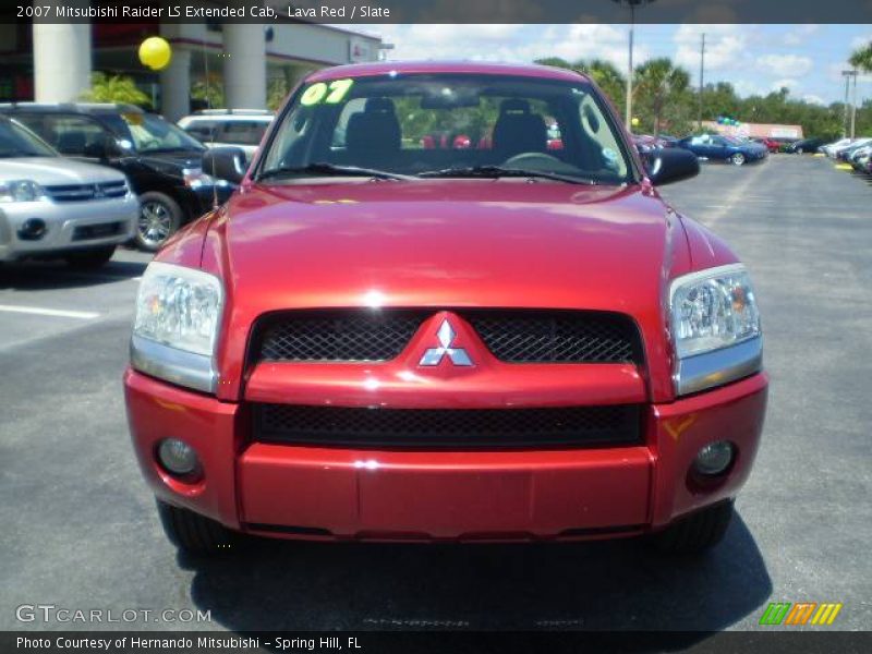 Lava Red / Slate 2007 Mitsubishi Raider LS Extended Cab
