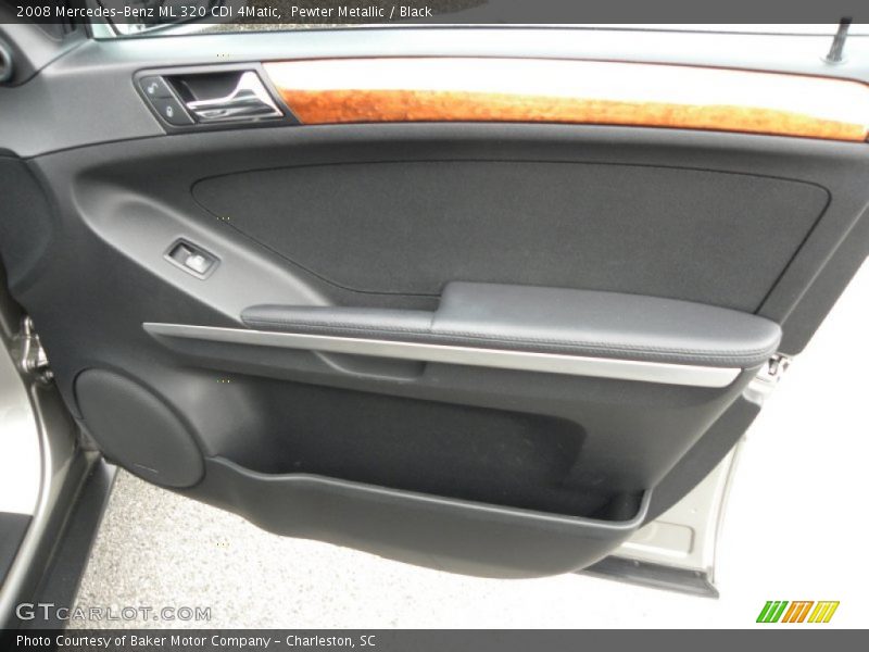 Pewter Metallic / Black 2008 Mercedes-Benz ML 320 CDI 4Matic