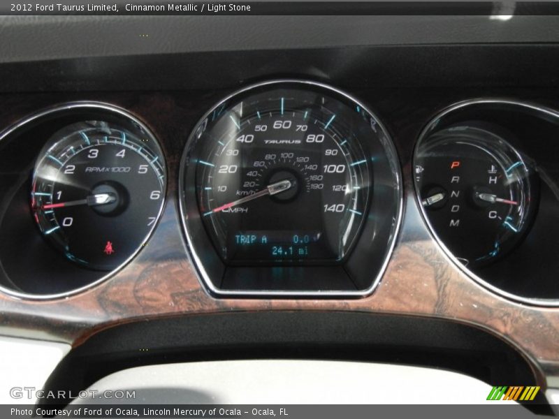  2012 Taurus Limited Limited Gauges