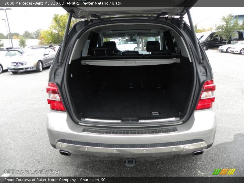 Pewter Metallic / Black 2008 Mercedes-Benz ML 320 CDI 4Matic