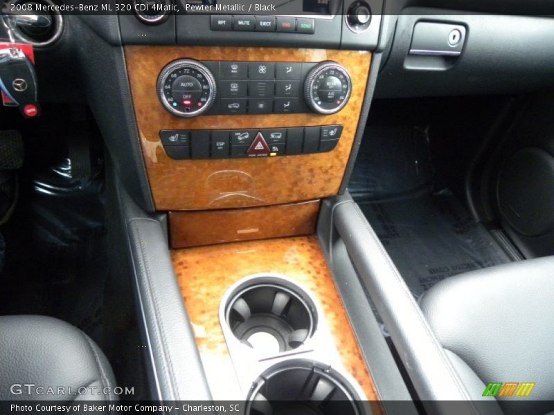 Pewter Metallic / Black 2008 Mercedes-Benz ML 320 CDI 4Matic
