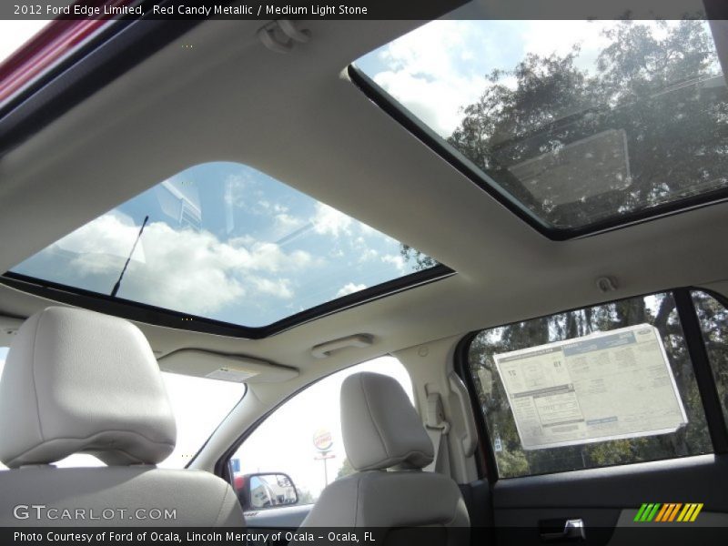 Sunroof of 2012 Edge Limited