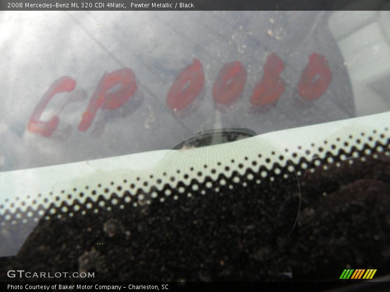 Pewter Metallic / Black 2008 Mercedes-Benz ML 320 CDI 4Matic