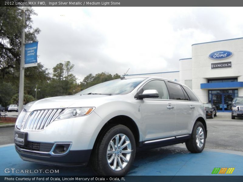 Ingot Silver Metallic / Medium Light Stone 2012 Lincoln MKX FWD