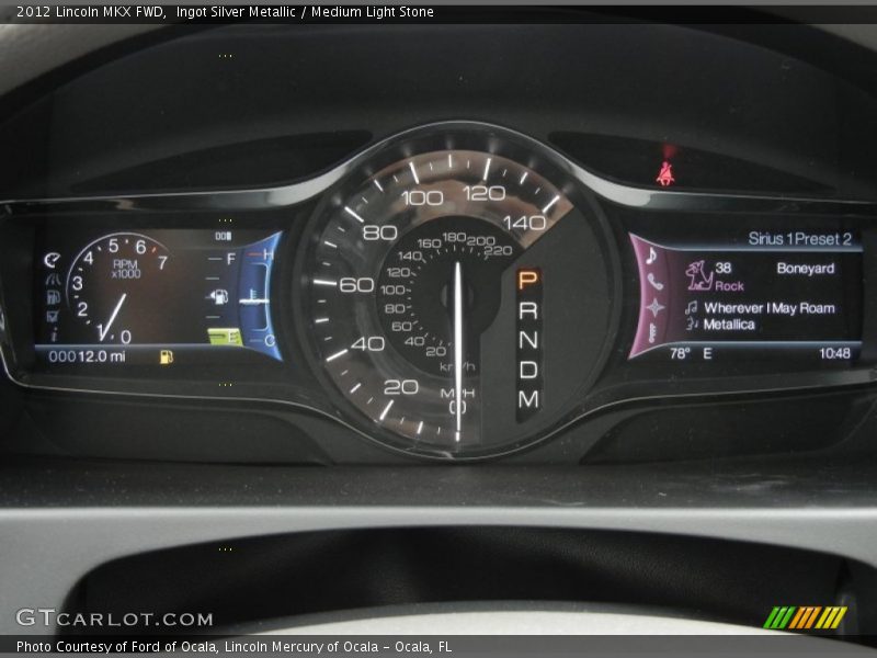  2012 MKX FWD FWD Gauges
