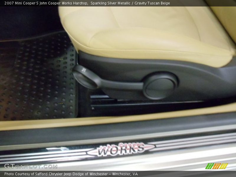 Sparkling Silver Metallic / Gravity Tuscan Beige 2007 Mini Cooper S John Cooper Works Hardtop
