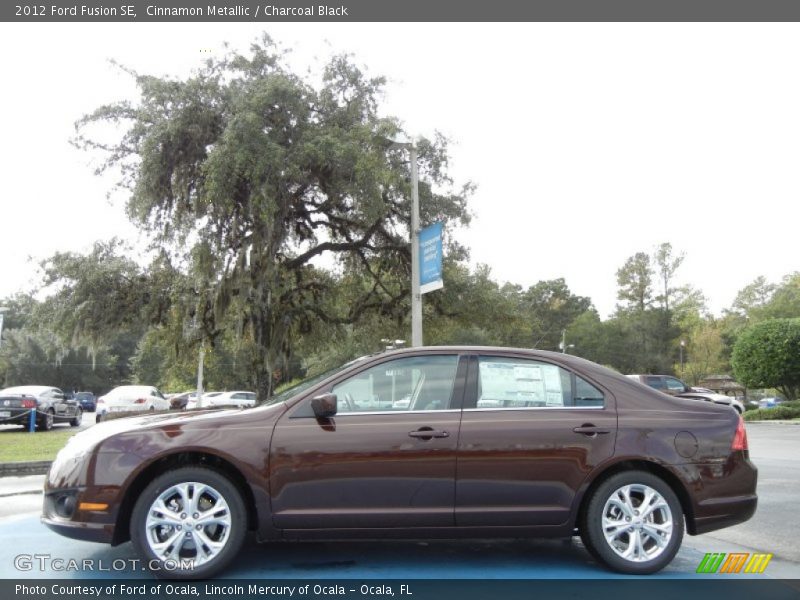 Cinnamon Metallic / Charcoal Black 2012 Ford Fusion SE