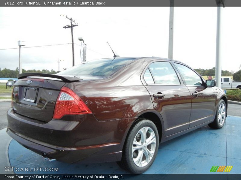 Cinnamon Metallic / Charcoal Black 2012 Ford Fusion SE