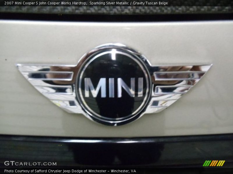 Sparkling Silver Metallic / Gravity Tuscan Beige 2007 Mini Cooper S John Cooper Works Hardtop