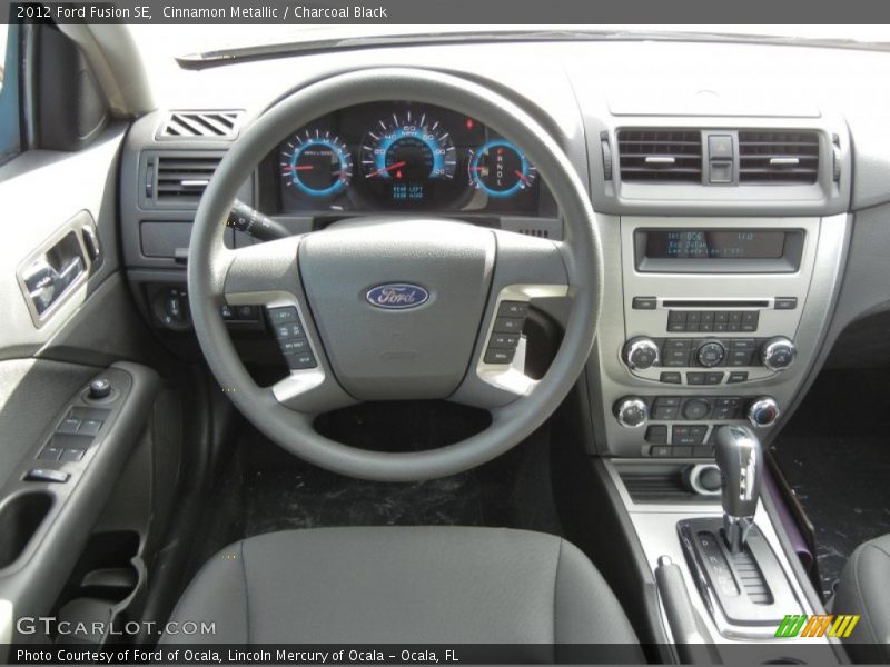 Cinnamon Metallic / Charcoal Black 2012 Ford Fusion SE
